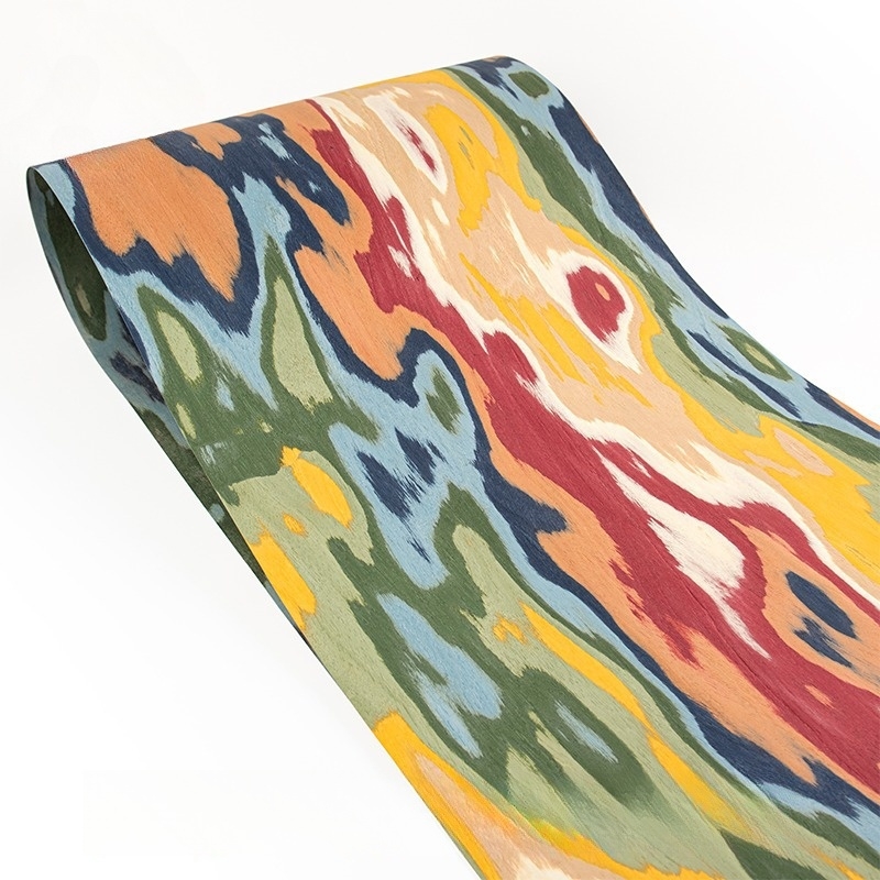 Interior Design Tech - 58x250cm カラフルなテックグラフィティウッドベニヤ、家具装飾、壁パネル、キャビネット、クリエイティブなインテリアデザインに最適
