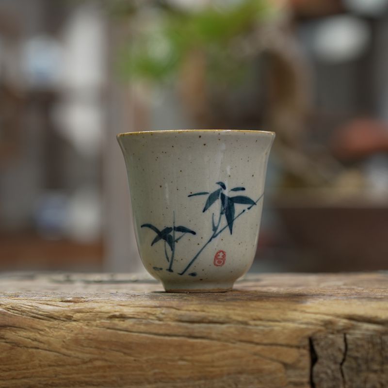 Interior Design Kitchen - 中国のセラミックティーカップ蘭竹菊美容花柄キッチンダイニングバー家の装飾用