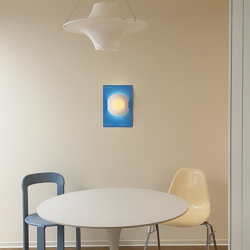 シンプルなデザイナーペーパーウォールランプイラストポスターナ - Interior Design Illustration のレビューと価格