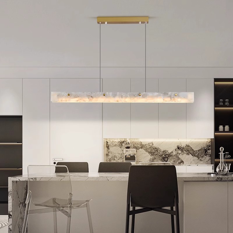 ポストモダン大理石ロングペンダントライト装飾ダイニングテーブ - Interior Design Kitchen Modern のレビューと価格