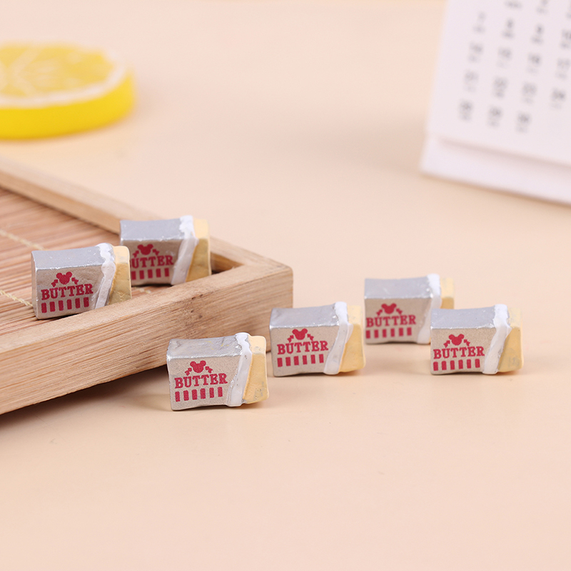 6 個ミニバターブレッドモデルドールハウスキッチン食品小道具 - Interior Design Kitchen のレビューと価格