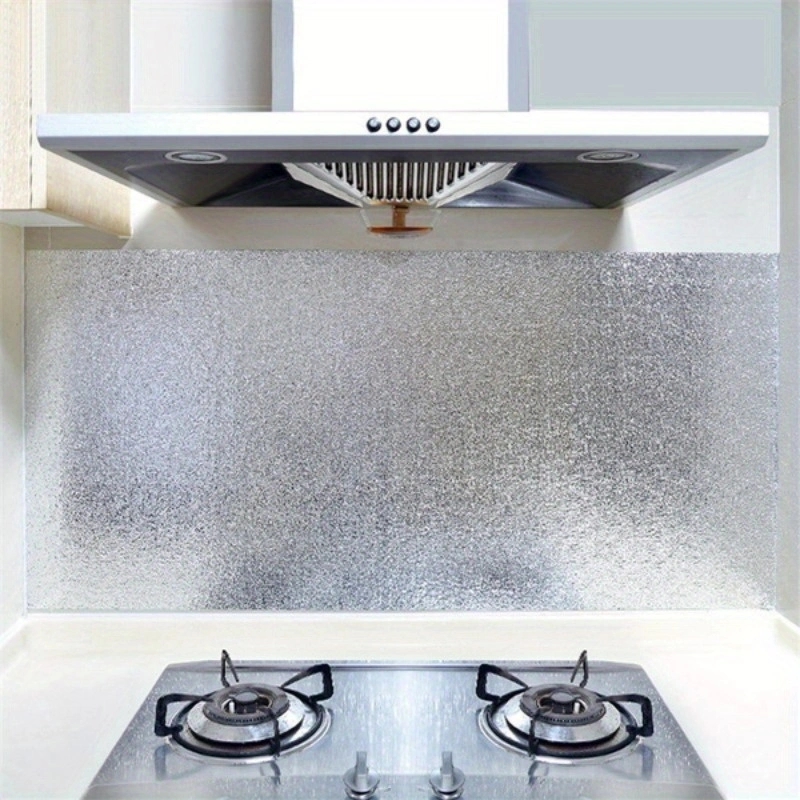 YITAPE キッチン用アルミホイルステッカー 自己粘着性  - Interior Design Kitchen のレビューと価格