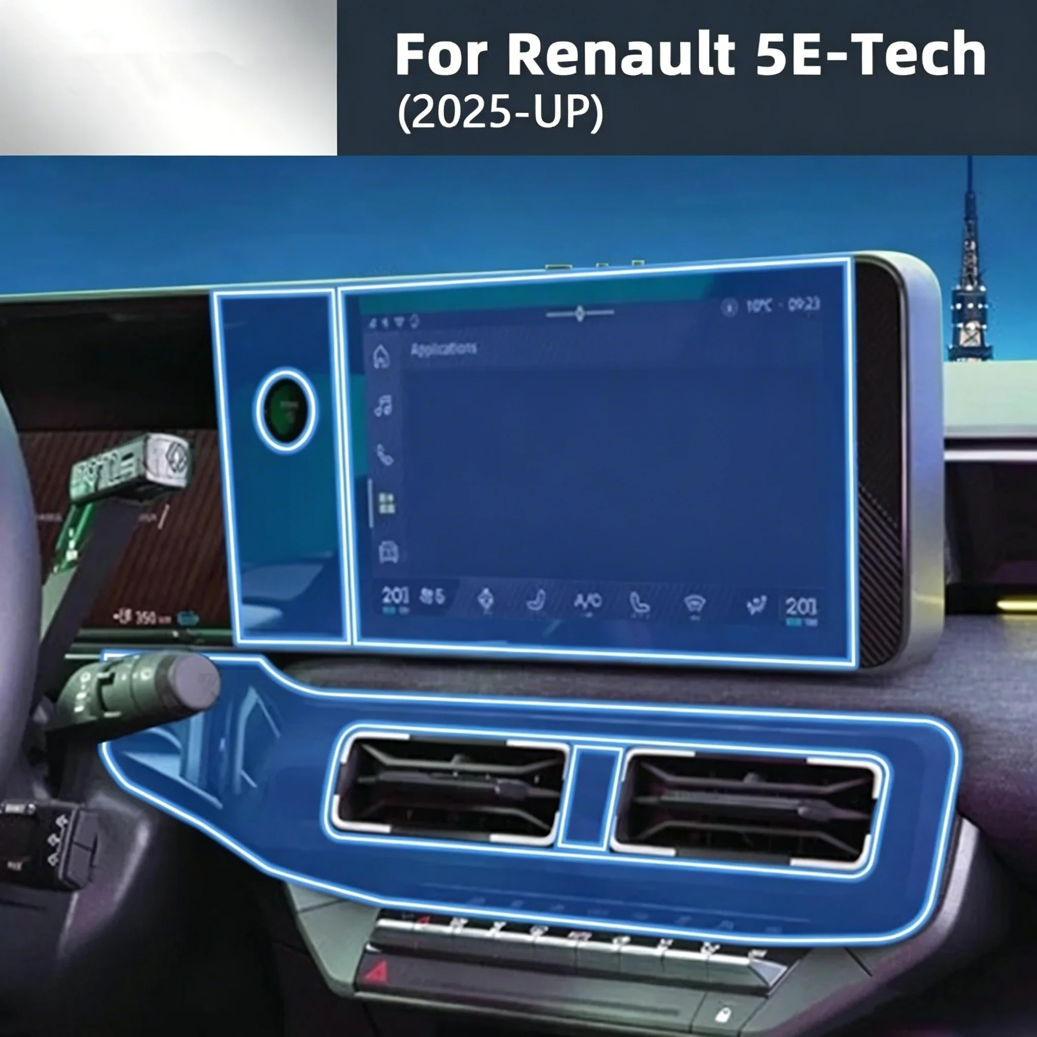 ルノー 5 E-Tech 2025-2026 クリア TPU - Interior Design Tech のレビューと価格