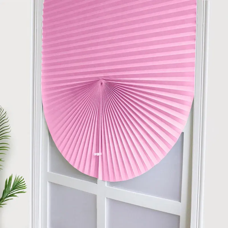 1Pc シェード自己粘着ハーフウィンドウ不織布折りたたみカー - Linen Roller Blind のレビューと価格