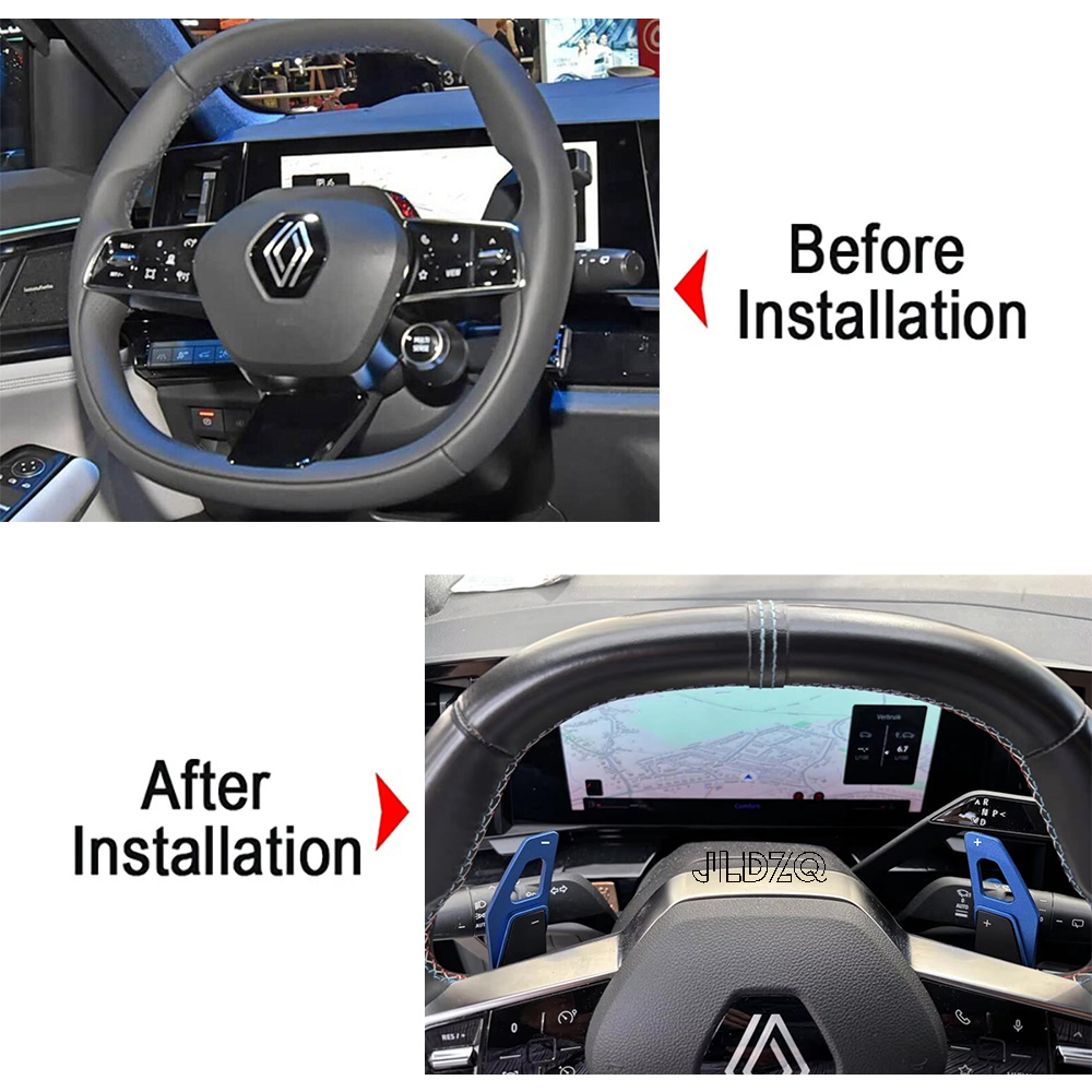 車のステアリングホイール DSG ステッカーギア拡張シフター - Interior Design Tech のレビューと価格