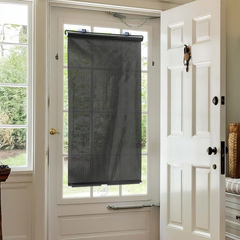 窓ローラーブラインド吸盤遮光掘削家の装飾ブラインド遮光カーテ - Linen Roller Blind のレビューと価格
