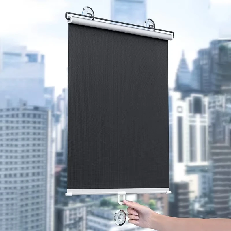 ドリル不要のローラーウィンドウストア、ブラインド、家の装飾品 - Linen Roller Blind のレビューと価格
