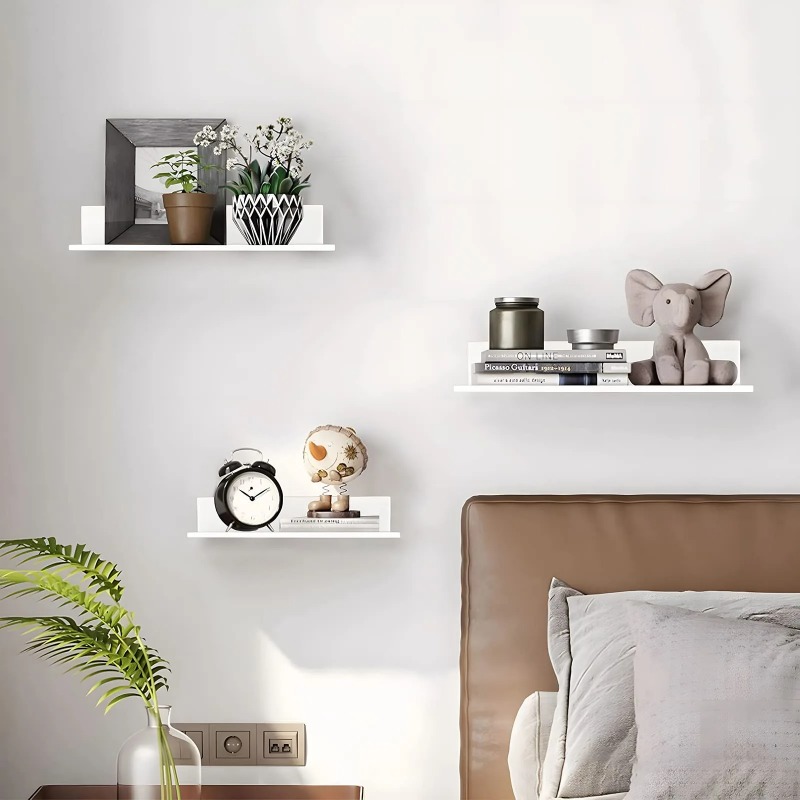 金属製フローティングシェルフ 壁掛け収納ラック キッチン バ - Interior Design Kitchen のレビューと価格