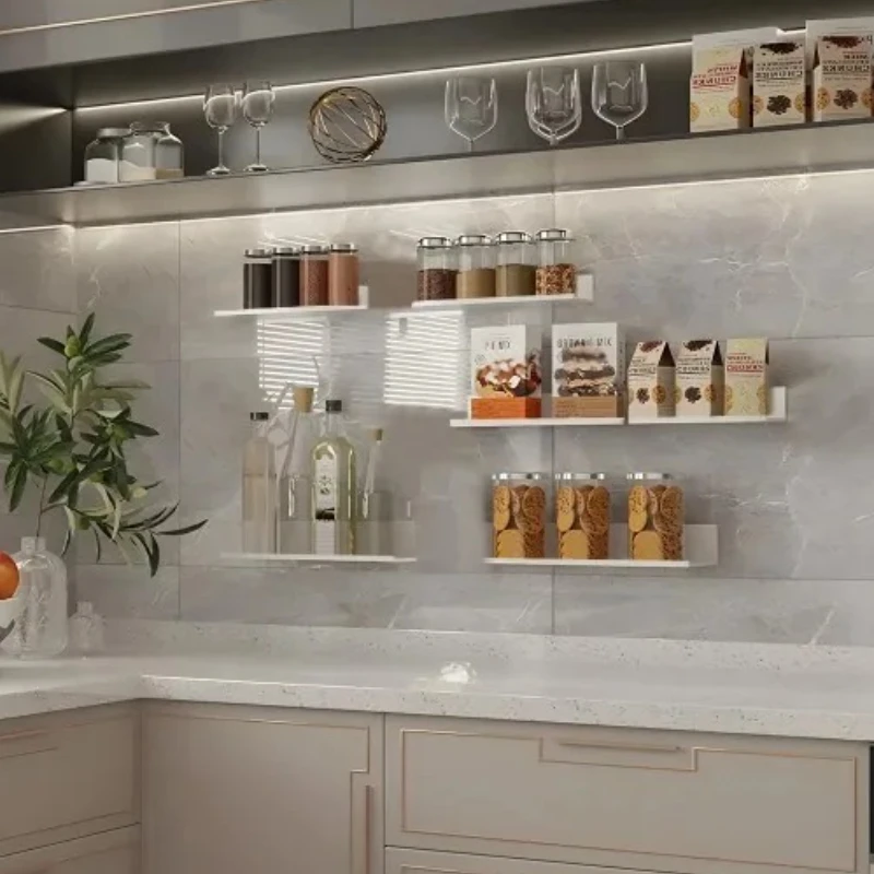 金属製フローティングシェルフ 壁掛け収納ラック キッチン バ - Interior Design Kitchen のレビューと価格