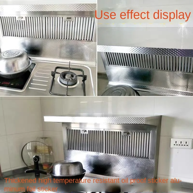 キッチン耐油ステッカー ストーブトップ高温自己粘着壁紙 キャ - Interior Design Kitchen のレビューと価格