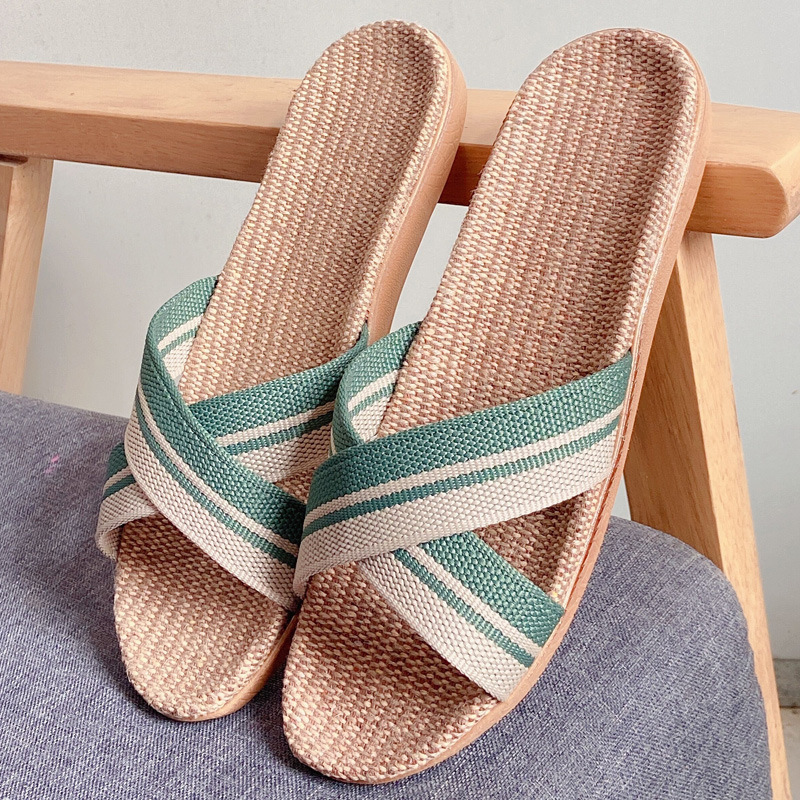 男性用ユニセックスリネンビーチスリッパ,家庭用靴,ビーチサン - Linen Roller Blind のレビューと価格