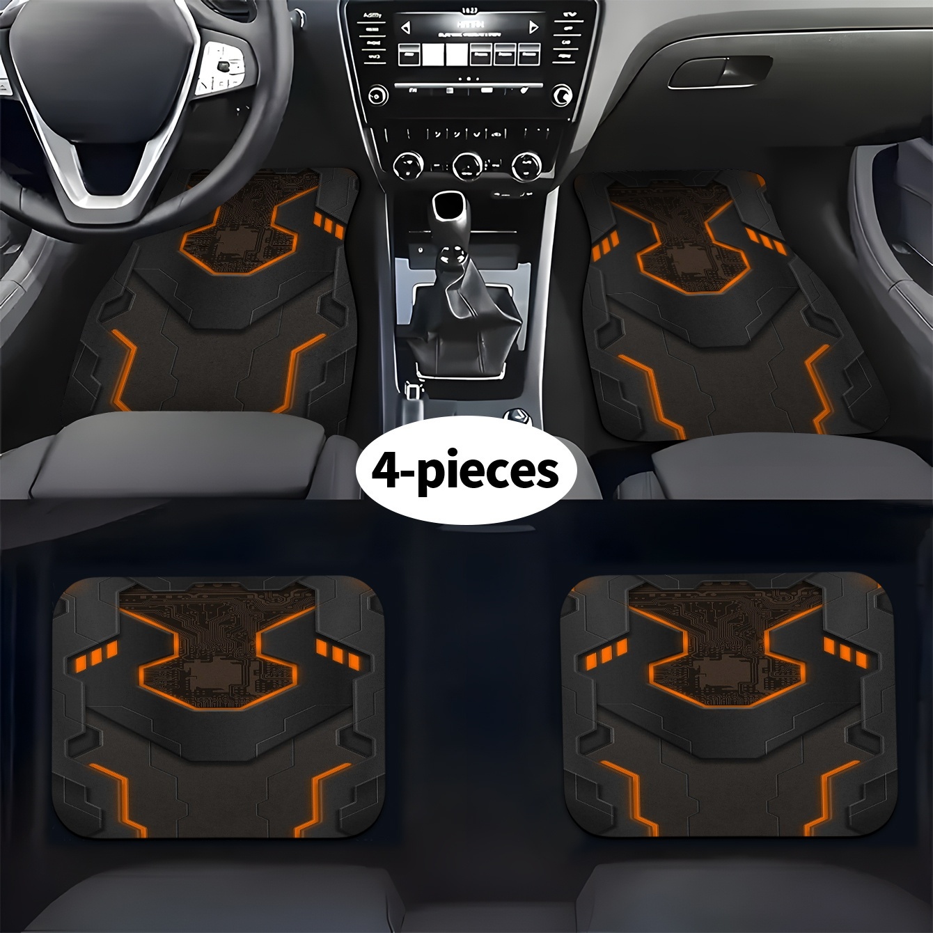 全天候型フィットカーマット4枚セット - ヘビーデューティー - Interior Design Tech のレビューと価格